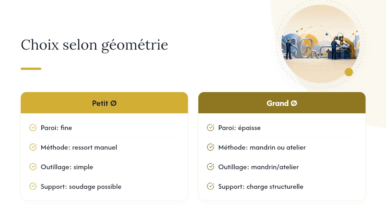 L'aluminium a mauvaise réputation pour le cintrage. À tort. — overview diagram