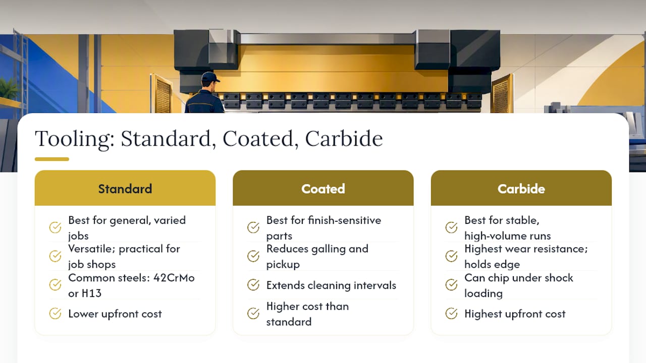 Is coated or advanced tooling worth it over standard tooling? — overview diagram