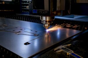 Découpe laser ultra précise d’une fine tôle