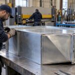 Plénum métallique fabriqué sur mesure en atelier