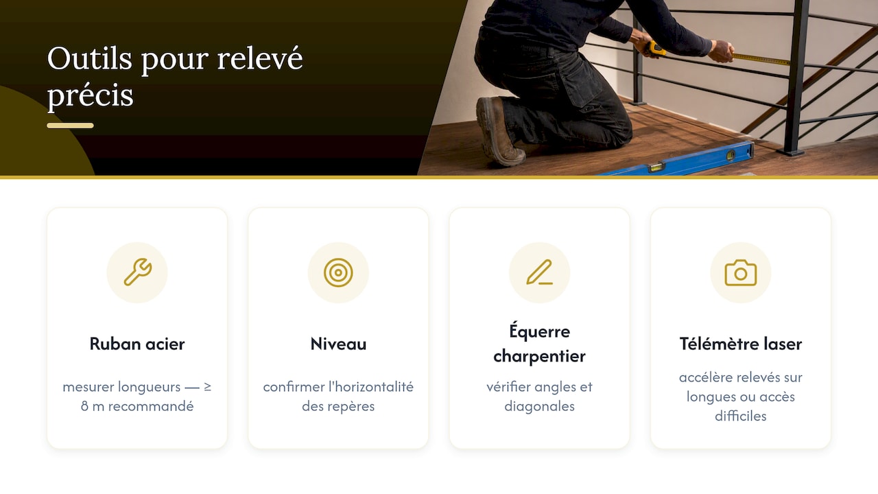 Outils indispensables pour mesurer un garde-corps