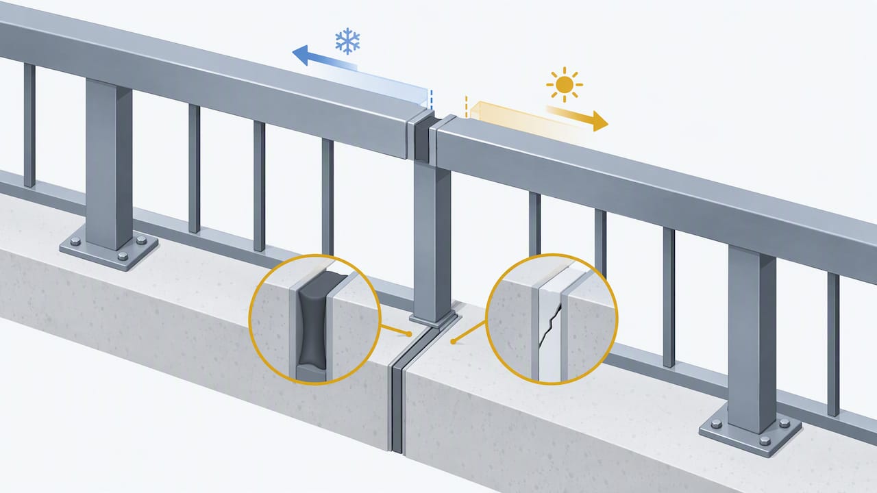 Joint en élastomère absorbant la dilatation thermique
