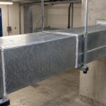 Joints étanches sur une section de conduit métallique